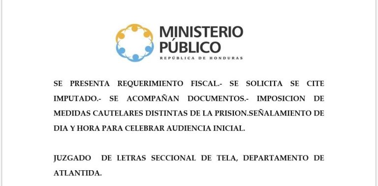 Fiscalía de las Etnias presenta requerimiento fiscal contra cinco personas por amenazas a garífunas