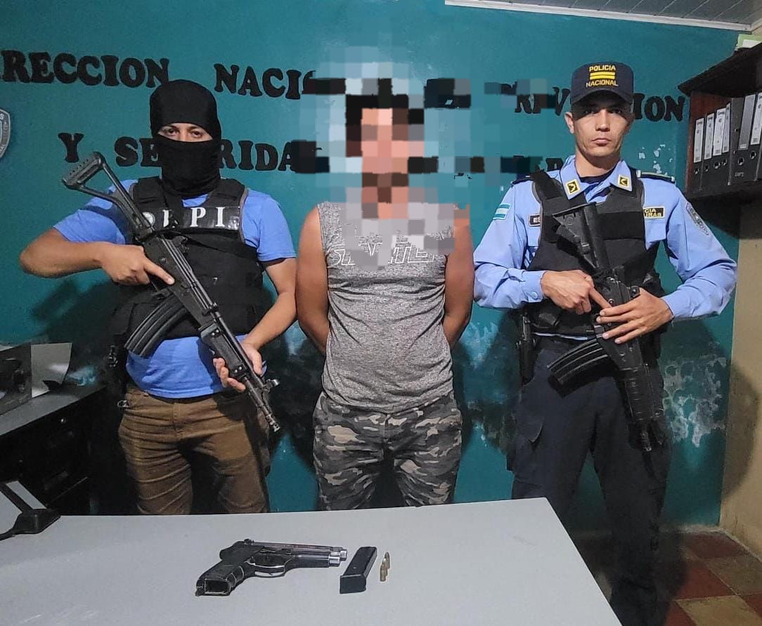 DPI detiene a sujeto que le dio muerte a una persona por enemistades personales en Trojes, El Paraíso