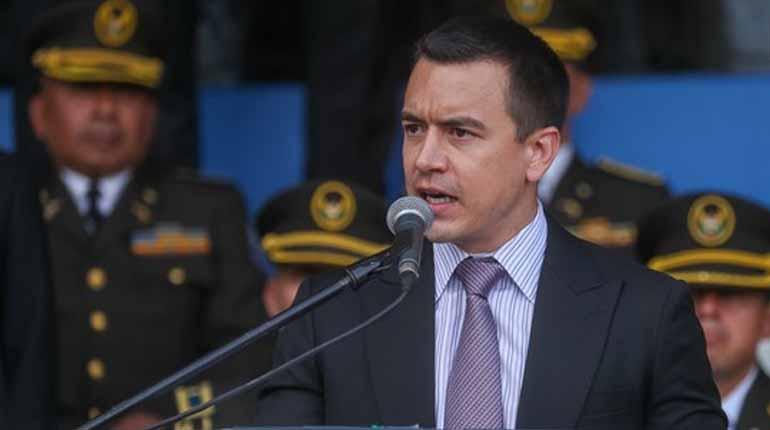 Noboa rechaza ofrecimiento de Maduro de alejarse de Estados Unidos y aprender de Venezuela
