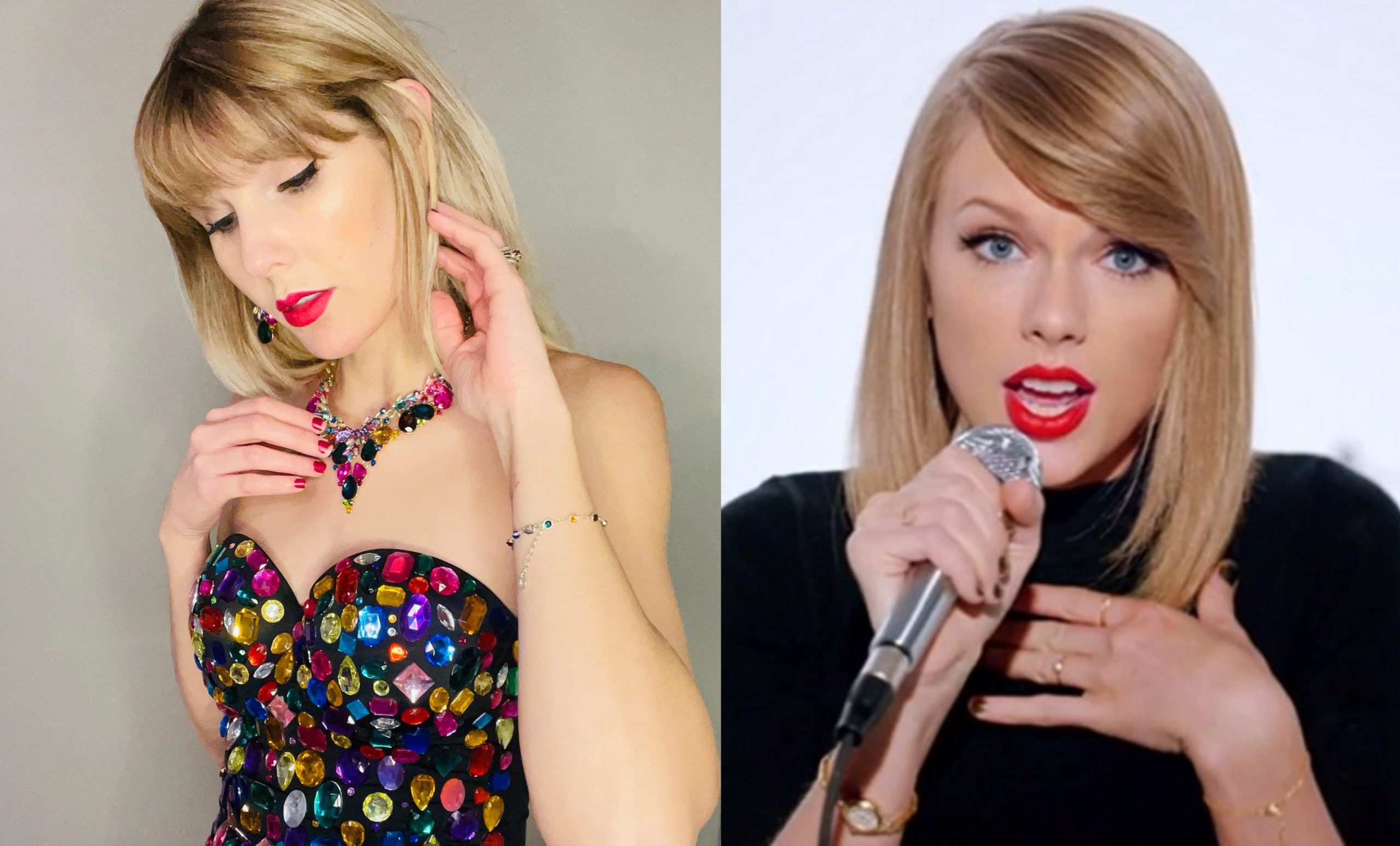 Quién es Ashley Leechin, la joven obsesionada con Taylor Swift que sorprende por su parecido