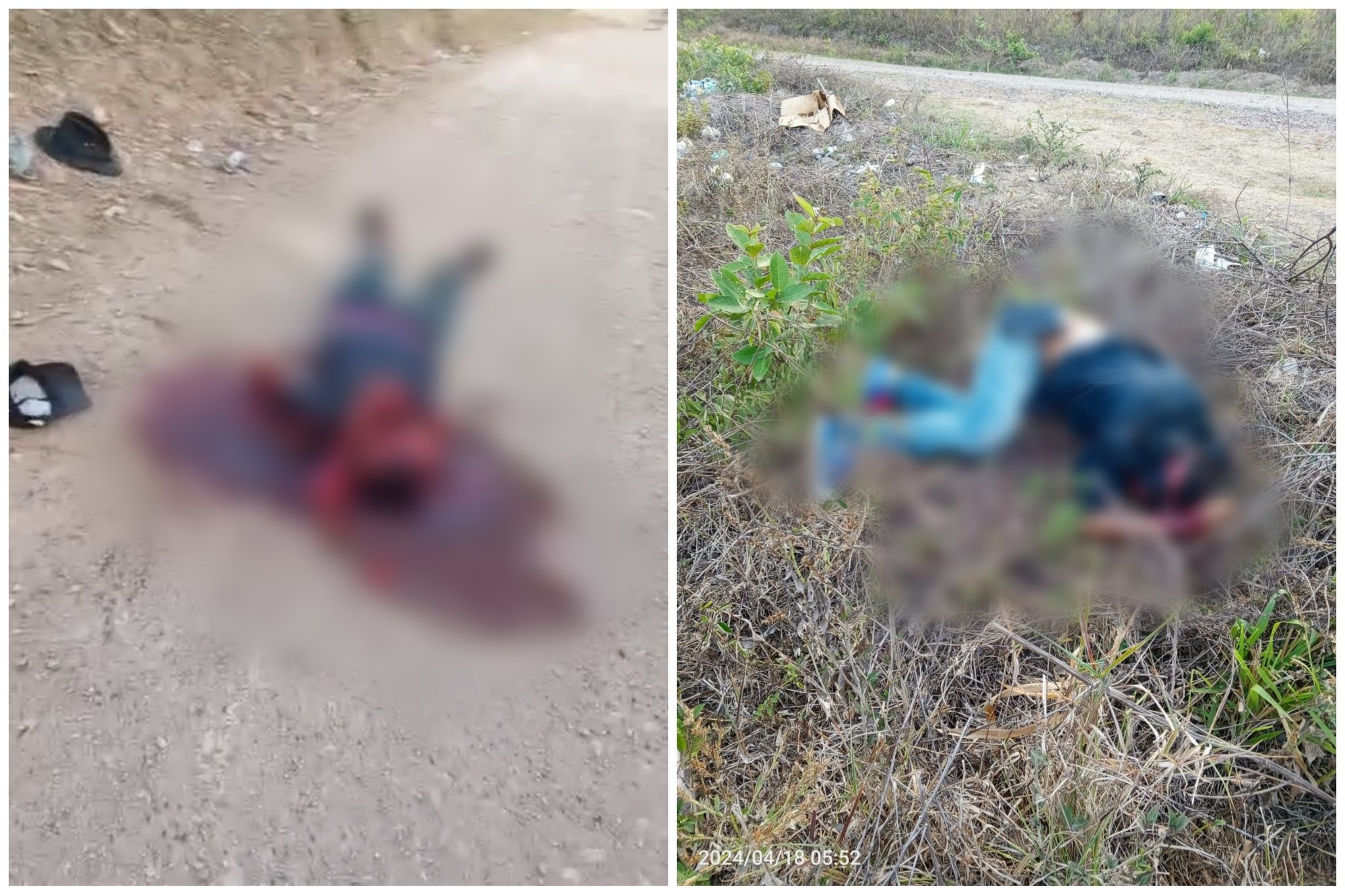 De varios machetazos le quitan la vida a dos personas en San Francisco de La Paz, Olancho.
