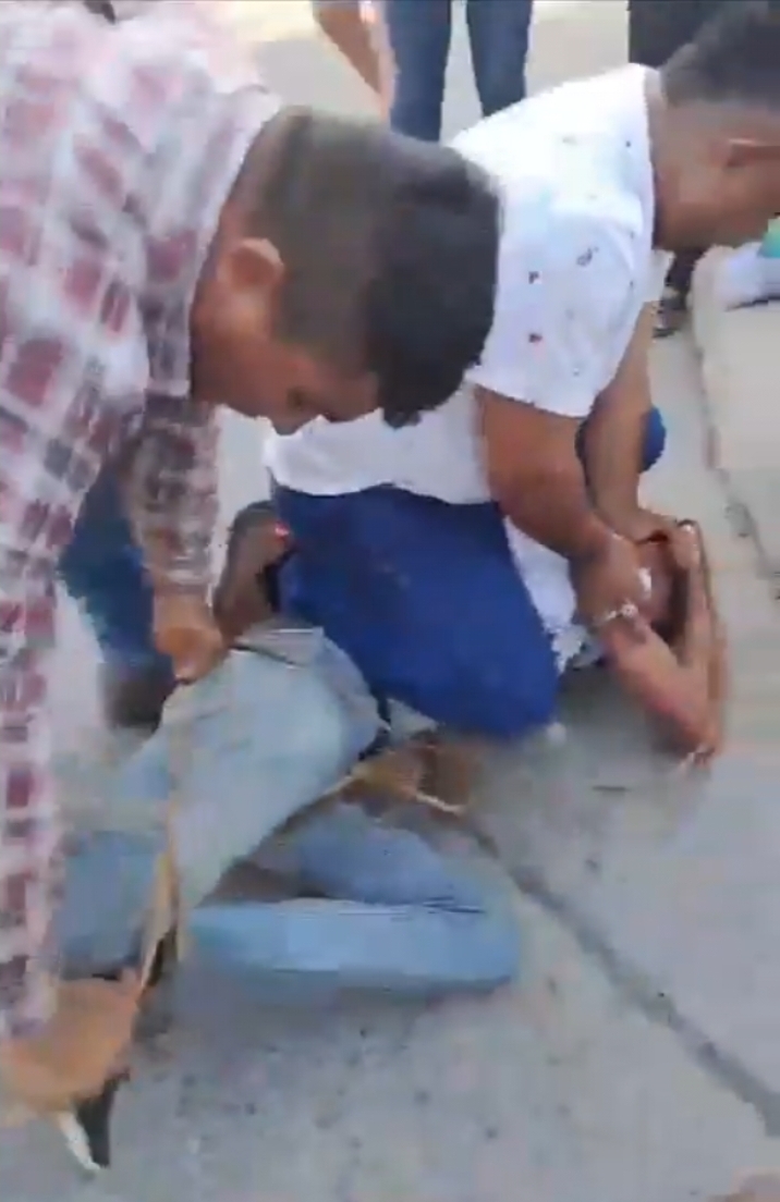 Identifican a ayudante de bus asesinado por un sujeto que luego murió a manos de pobladores en SPS
