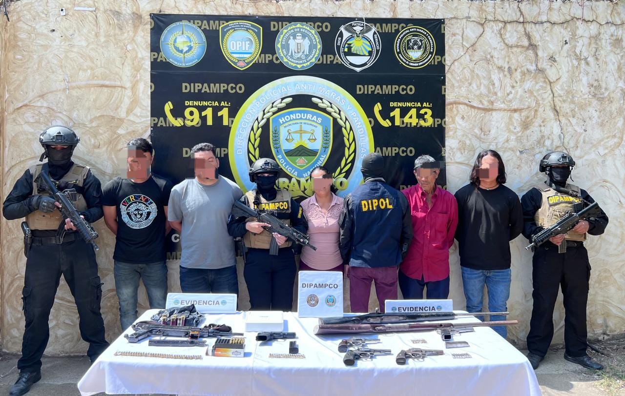 DIPAMPCO en coordinación con DIPOL desarticula banda delictiva “Los Zavala” en Comayagua