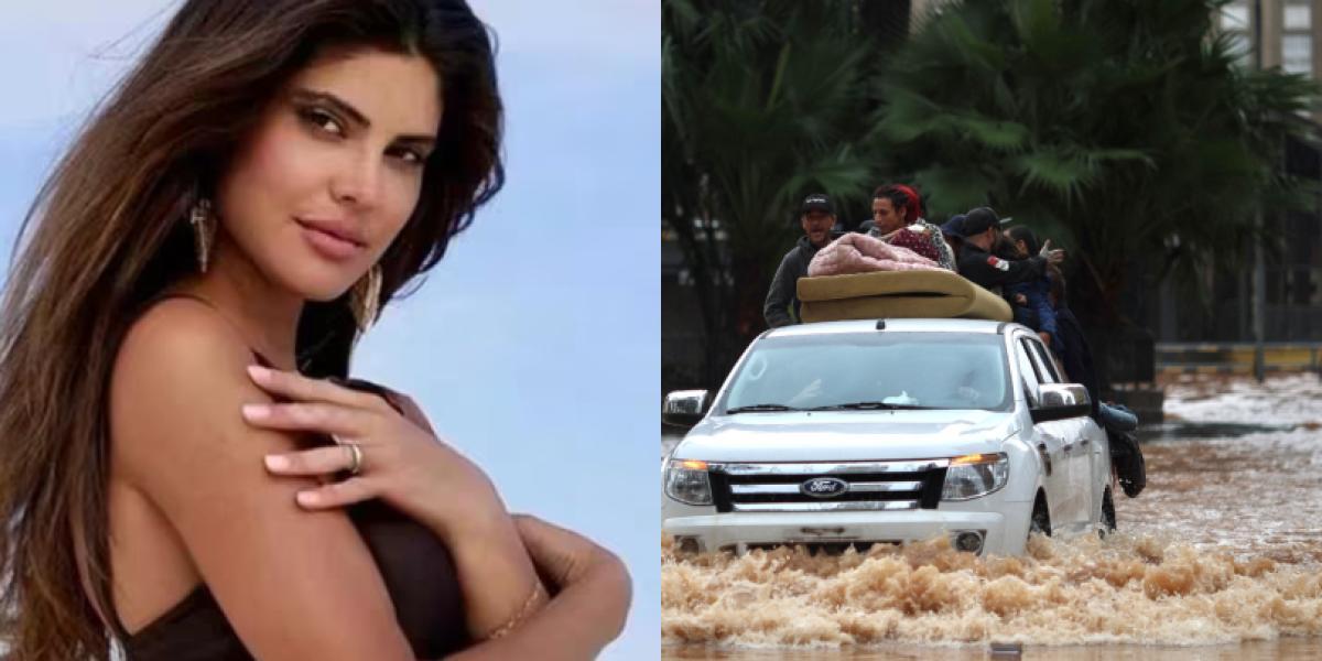 La modelo ganadora de Miss Brasil 2008 está desaparecida por el fuerte temporal que azota al sur del país
