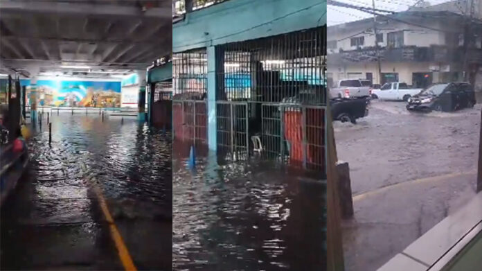 Primeras lluvias en la capital inundan de nuevo Tegucigalpa y Comayagüela