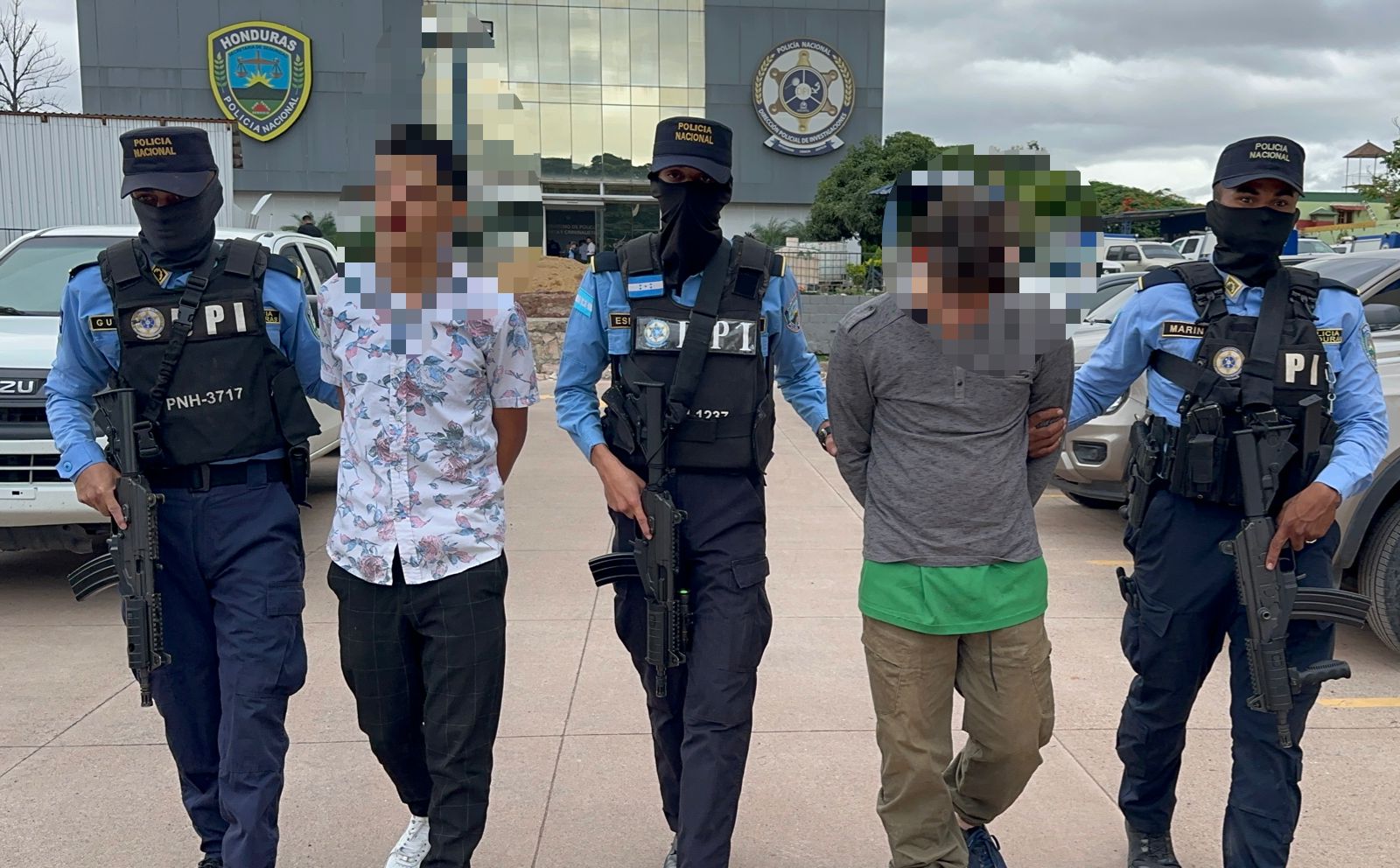 DPI arresta a “El Barber” y “El Sarco” supuestos integrantes de la MS-13 en poder de cinco motocicletas con reporte de robo y series adulteradas