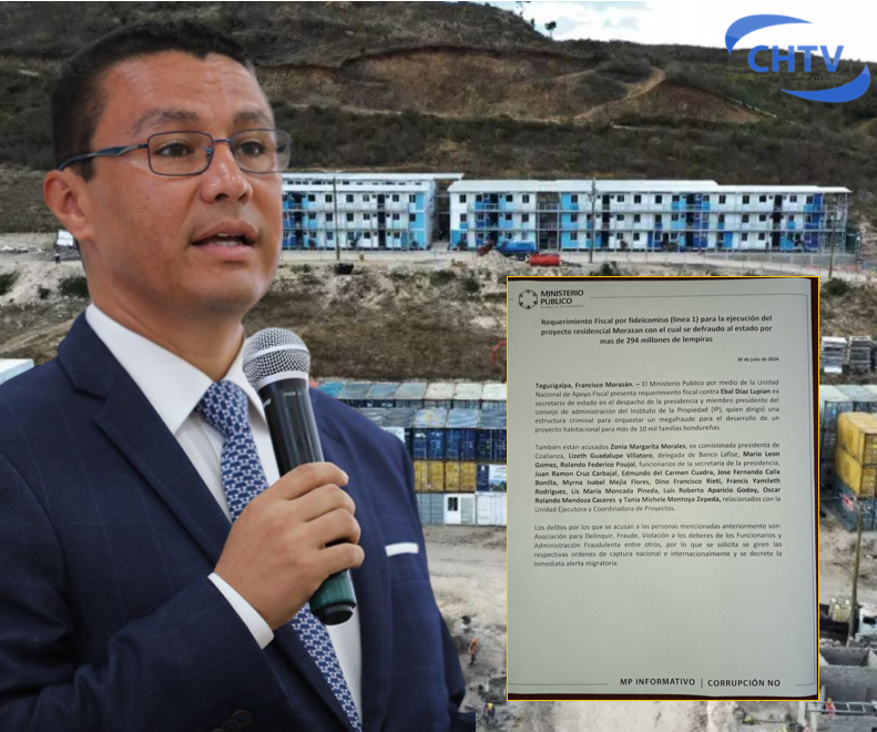 Fiscal General interpone requerimiento contra Ebal Díaz por fraude en proyecto Morazán
