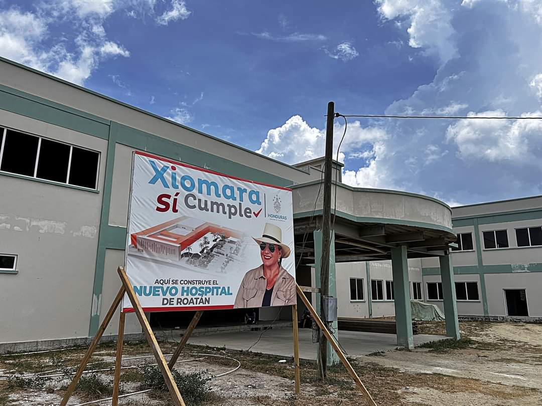 Hospital de Roatán sigue presentando retrasos múltiples y mantiene en suspenso a pobladores