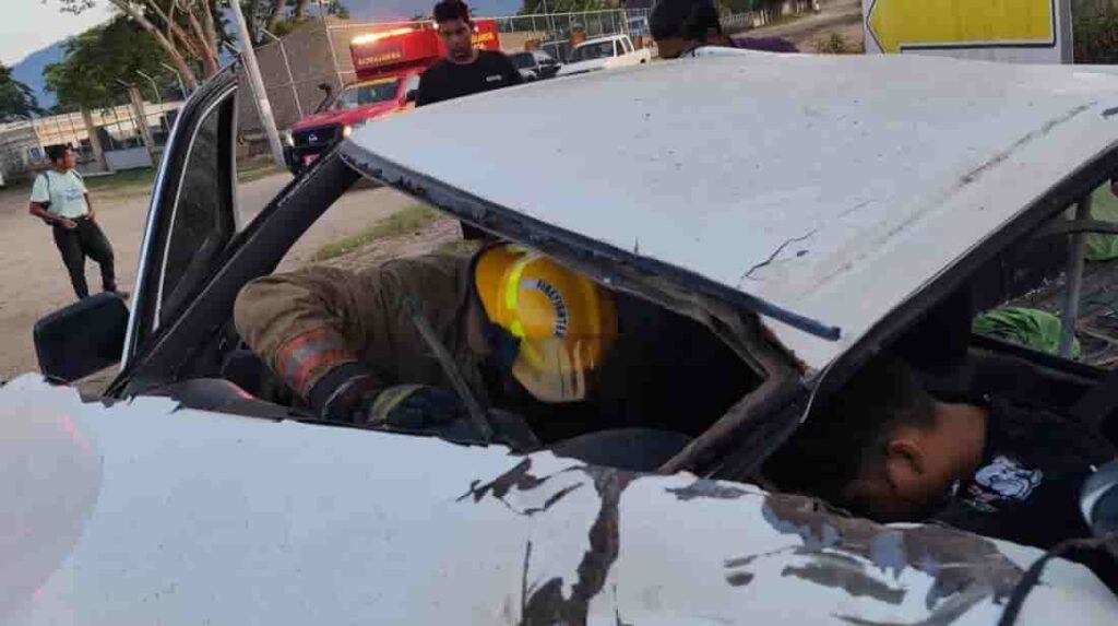 Al menos tres heridos deja fuerte accidente de tránsito en Olanchito, Yoro
