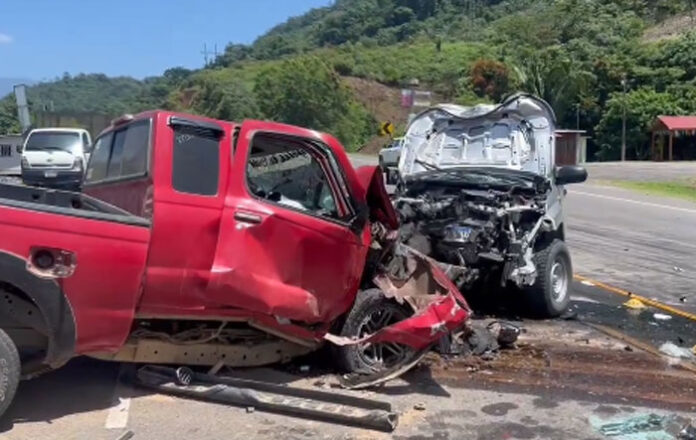 Dos personas terminan gravemente heridas tras accidente en Comayagua