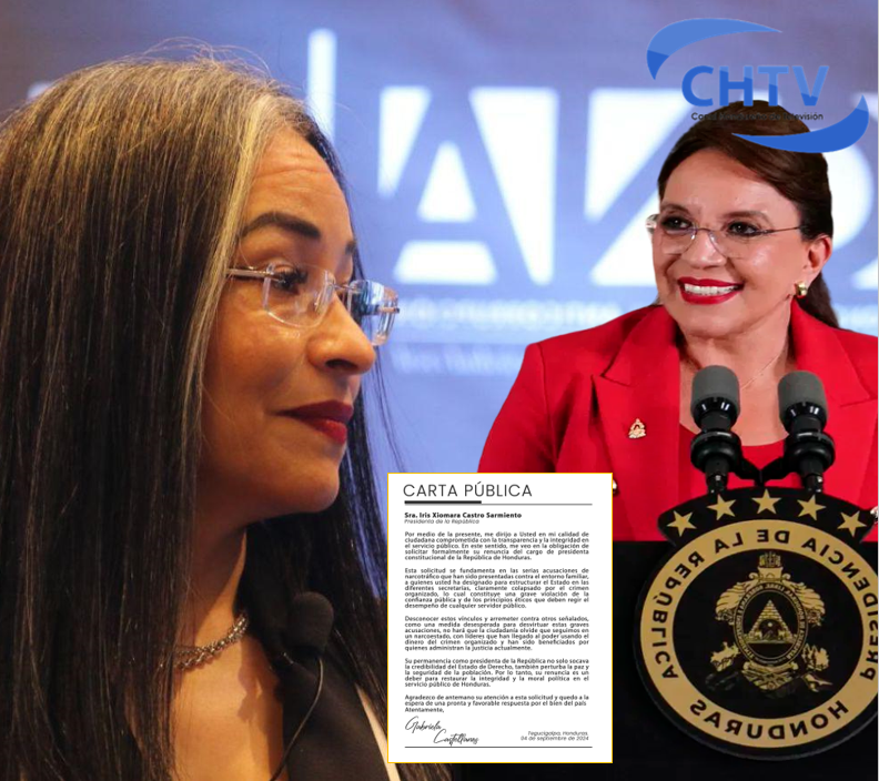 Gabriela Castellanos exige la renuncia de la Presidenta Castro en una carta abierta