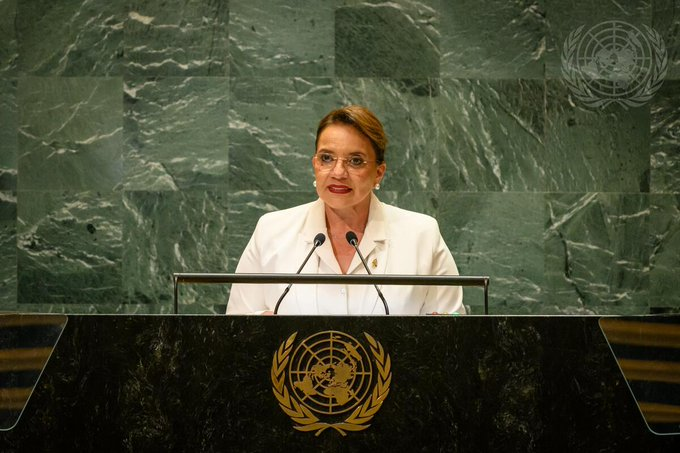 Presidenta Xiomara Castro denuncia amenazas y destaca avances en la 79 Asamblea General de la ONU