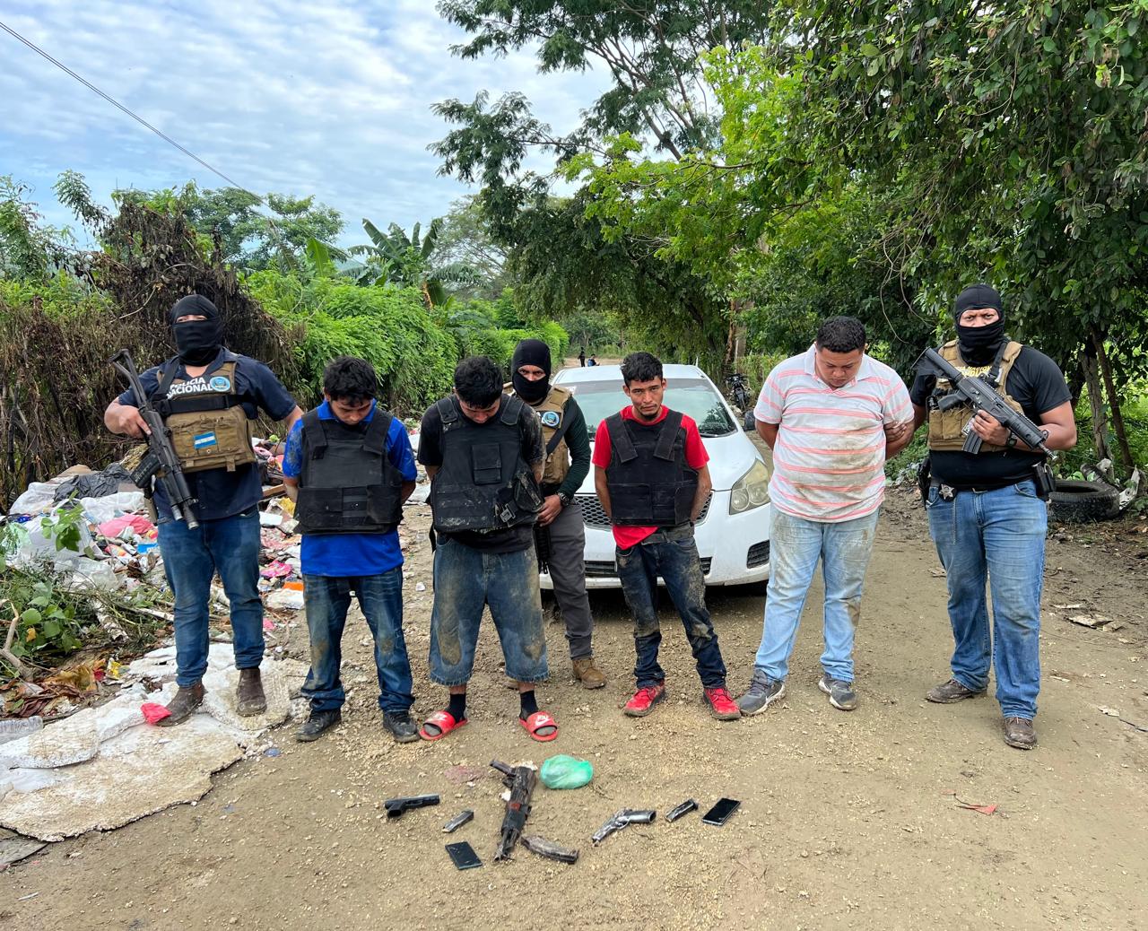Capturan a alias “El Gordo” y tres de sus secuaces cuando iban a ejecutar masacre en SPS