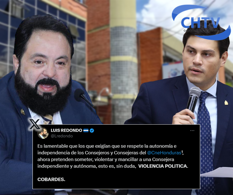 Luis Redondo se rinde a los pies de Libre y defiende que presidencia del CNE debe ser para el oficialismo en las elecciones generales