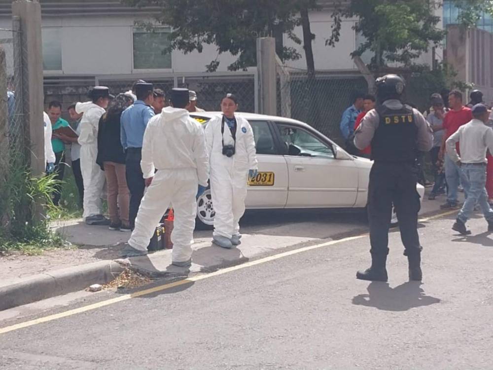 Asesinan a balazos a taxista en Tegucigalpa presuntamente por extorsión
