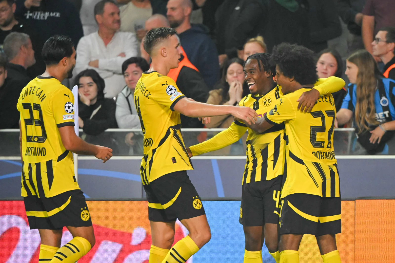 El Dortmund arranca en la Champions con triunfo 3-0 en Brujas