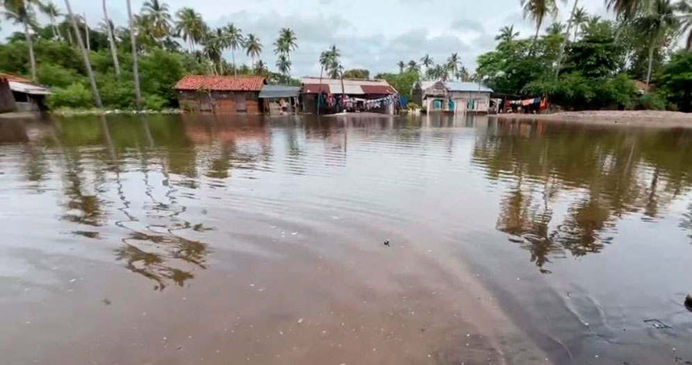 Intensas lluvias en Choluteca dejan dañadas a más de 2,600 familias afectadas y unos 177 damnificados