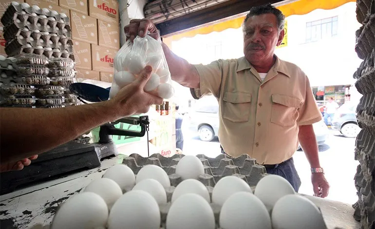 Sube el cartón de huevos L5 en los diferentes mercados del país impactando en el bolsillo de los hondureños