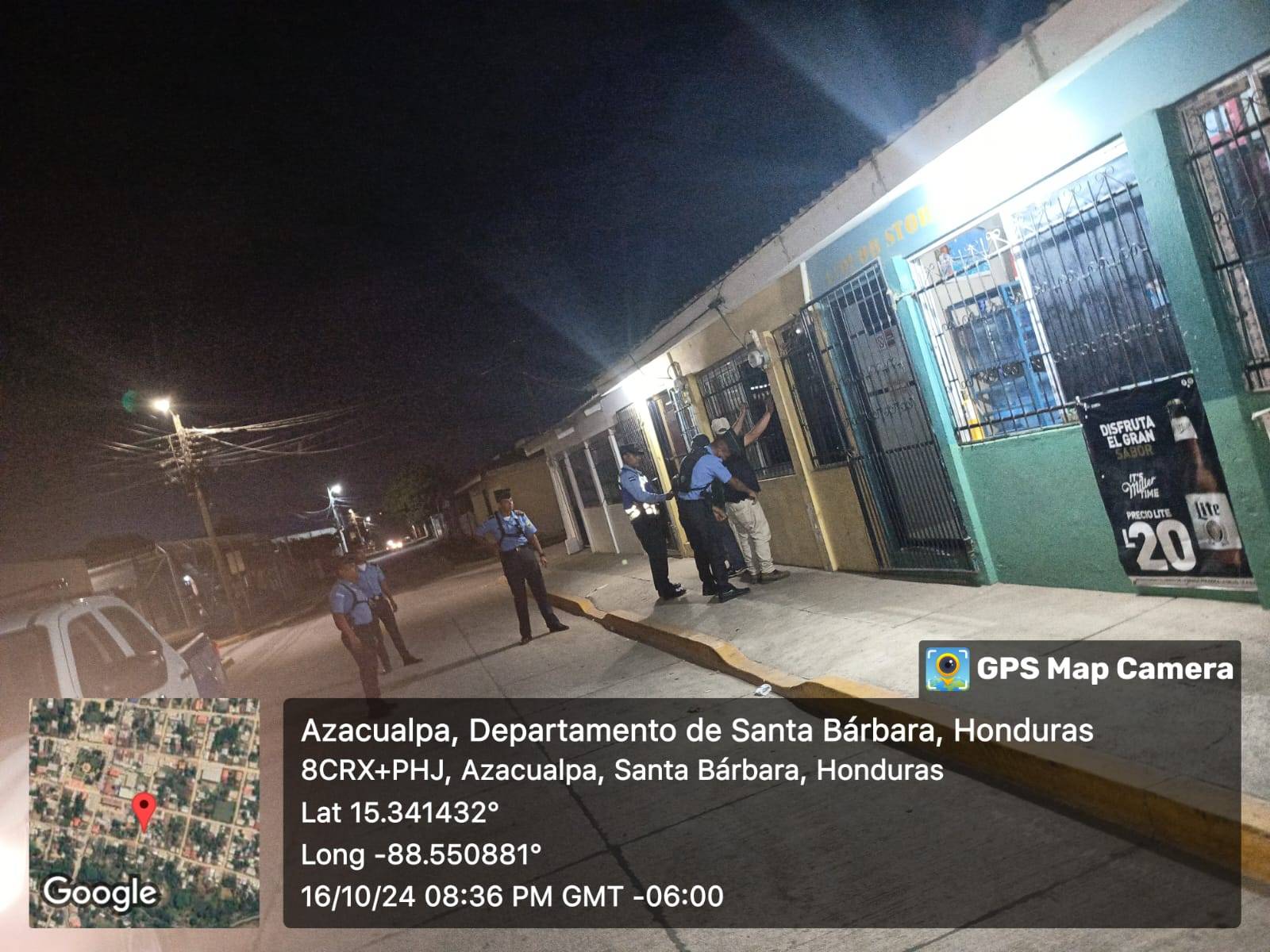 Cuarenta funcionarios policiales refuerzan las operaciones policiales en Azacualpa, Santa Bárbara