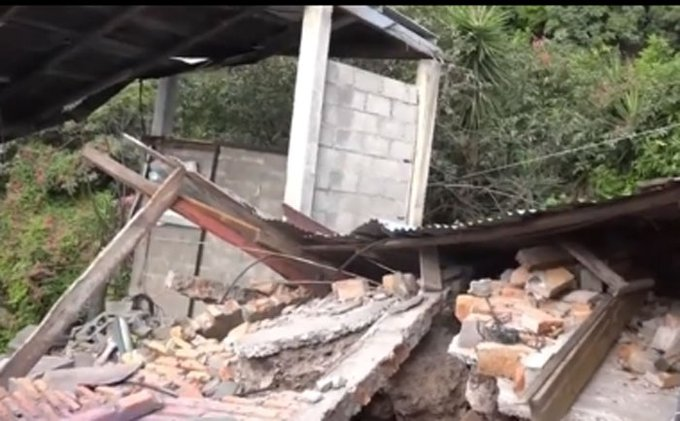 Tras falla geológica varias viviendas colapsan en la colonia El Reparto