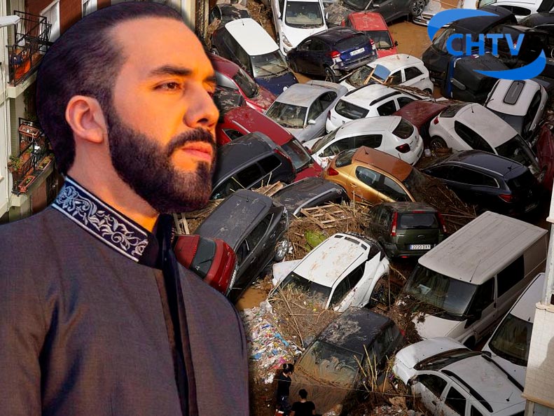 Presidente de El Salvador Nayib Bukele envía ayuda humanitaria a España tras inundaciones