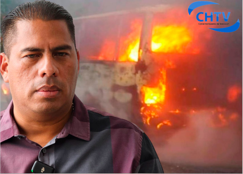 Wilmer Cálix se pronuncia acerca de quema de autobuses; “exigimos investigación acerca de la quema de autobuses”