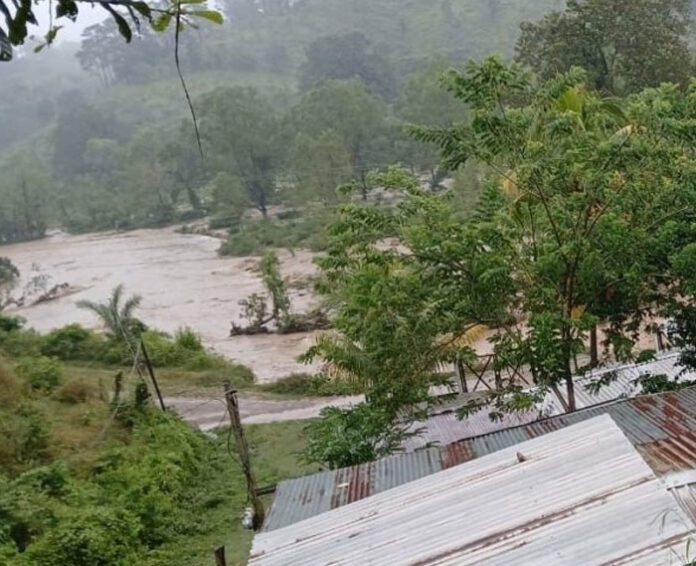 Lluvias dejan afectaciones en el Valle de Jamastrán, El Paraíso
