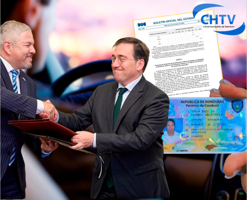 ¡Buenas Noticias! Gobierno de España y Honduras acuerdan decreto para homologar licencia de conducir en el país europeo