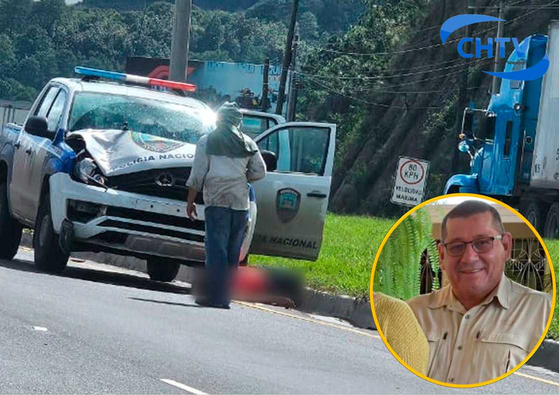 Coronel en condición de retiro sería la persona fallecida en la CA-5 atropellado por patrulla de la Policía Nacional