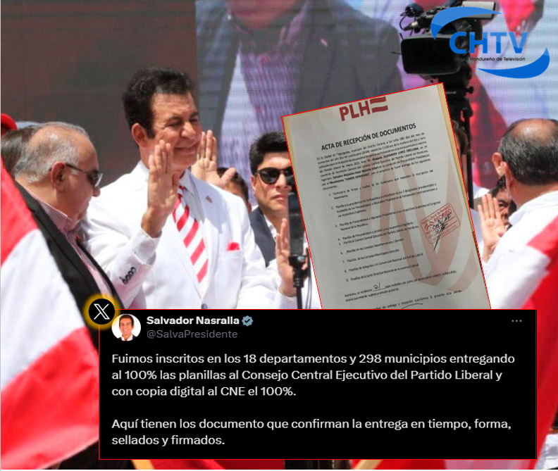 Salvador Nasralla afirma que denunciará “juego sucio” en su contra por sacar y reemplazar sus planillas