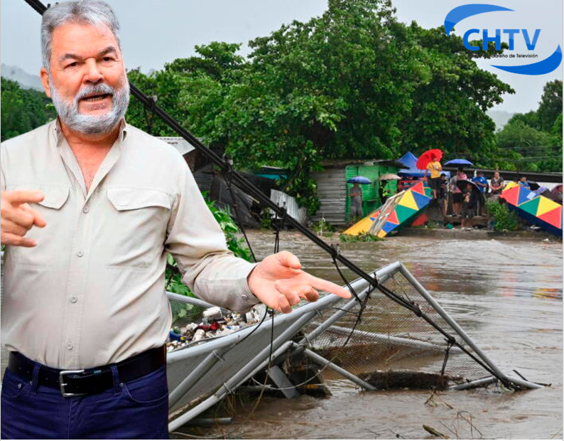 Al menos 20 mil personas serían afectadas en San Pedro Sula de continuar lluvias según alcalde Roberto Contreras