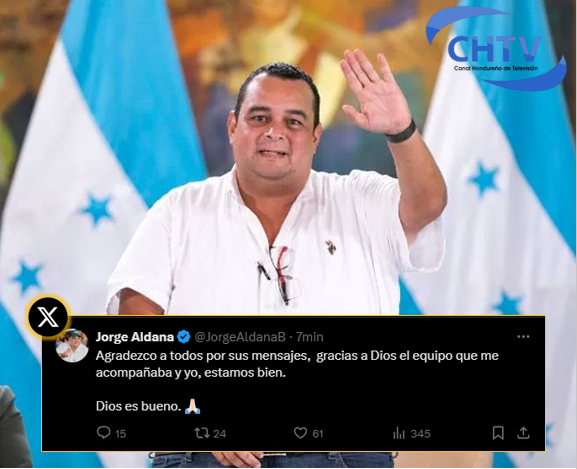 Alcalde Jorge Aldana confirma que está bien tras atentado