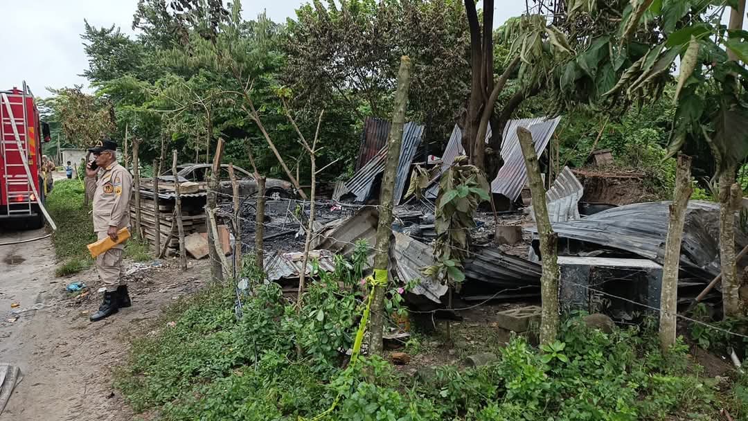 Dos niñas murieron tras un incendio en los bordos de San Pedro Sula