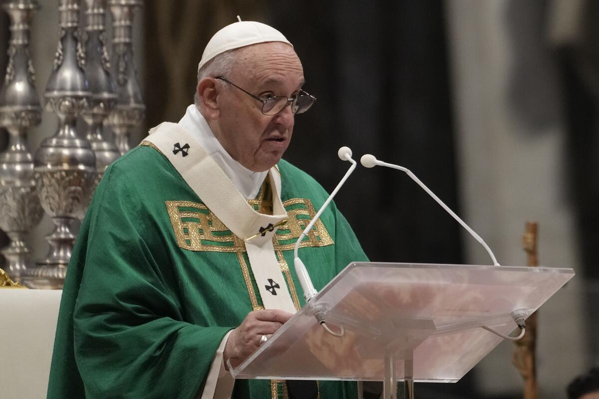 El papa Francisco pide como deseo de año nuevo un mundo de “esperanza y bondad”