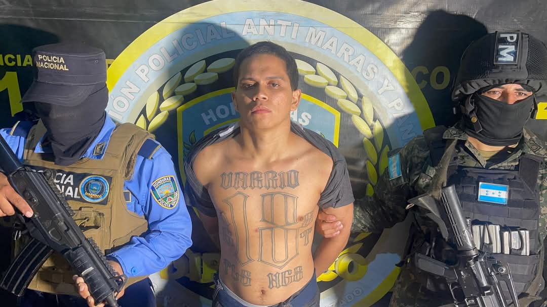 DIPAMPCO y la PMOP capturan a coordinador de extorsiones de la Pandilla 18 en la capital