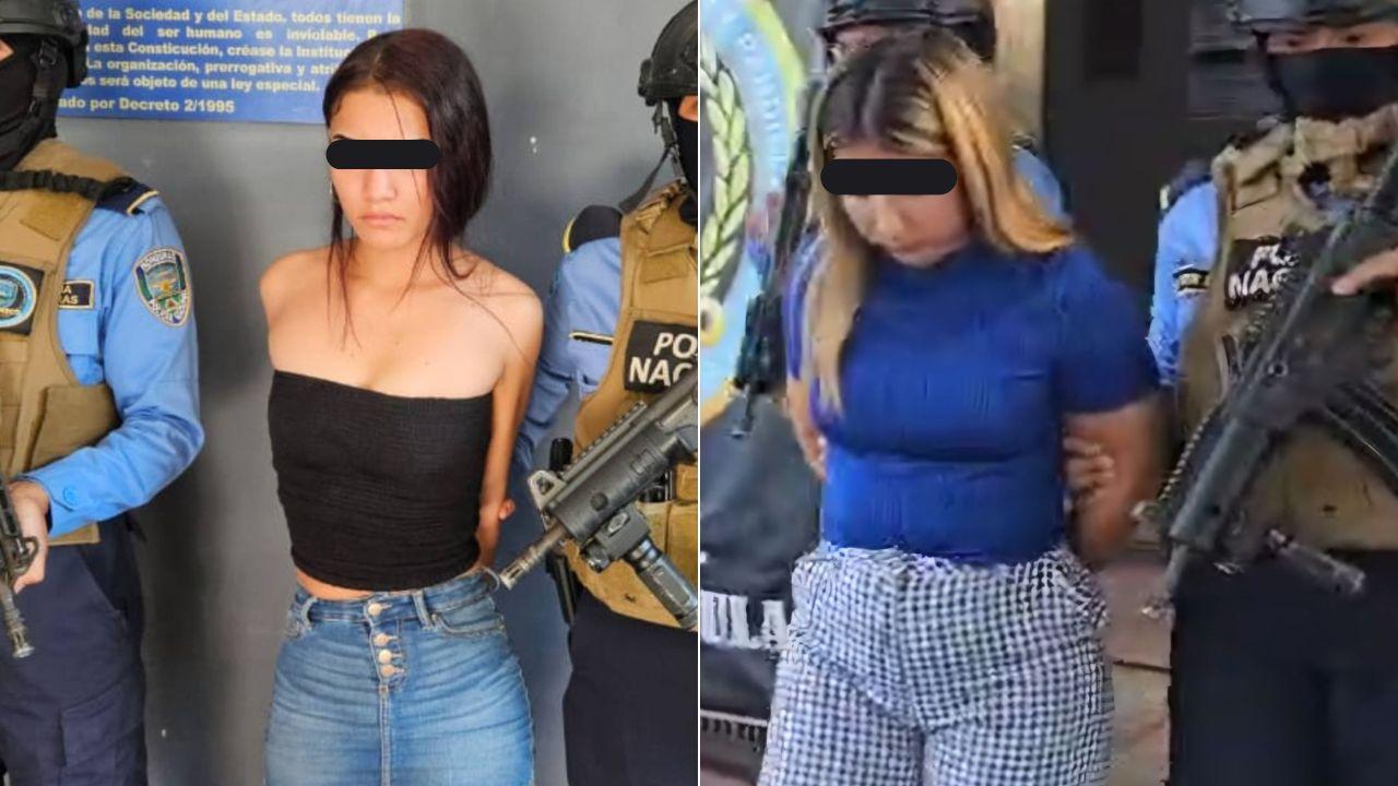 Policía Nacional captura a “Paty” y “Nena” integrantes supuestamente de la MS-13 y Pandilla 18 por diversos delitos