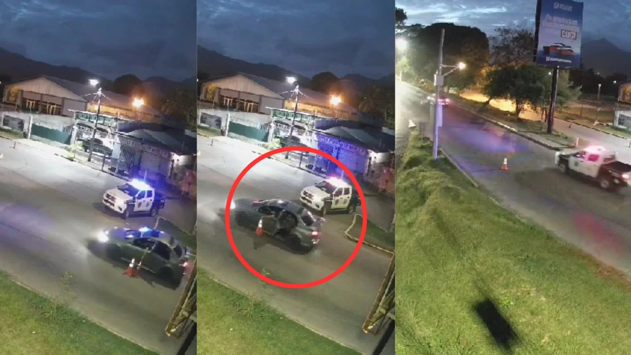 “Bromistas” protagonizan insólita escena en retén policial