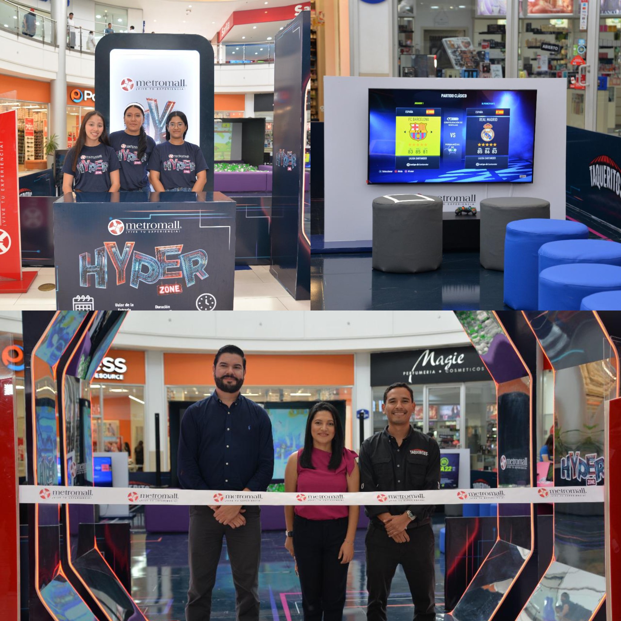 METROMALL INAUGURA LA ZONA INTERACTIVA DE JUEGOS: HYPER ZONE