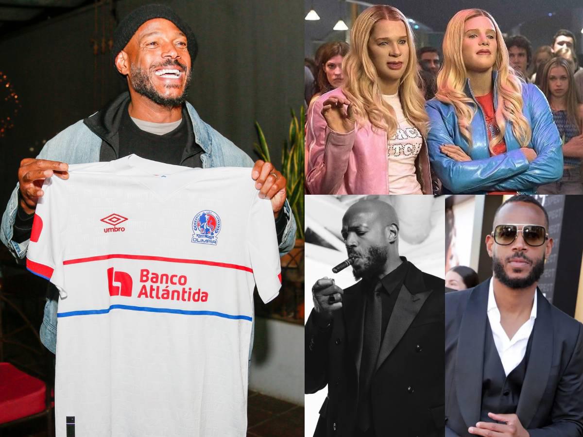Marlon Wayans visita Honduras y recibe camiseta del Olimpia durante su estadía en el país