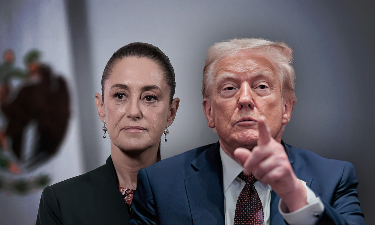 Trump critica decisión de Sheinbaum de rechazar ayuda contra cárteles