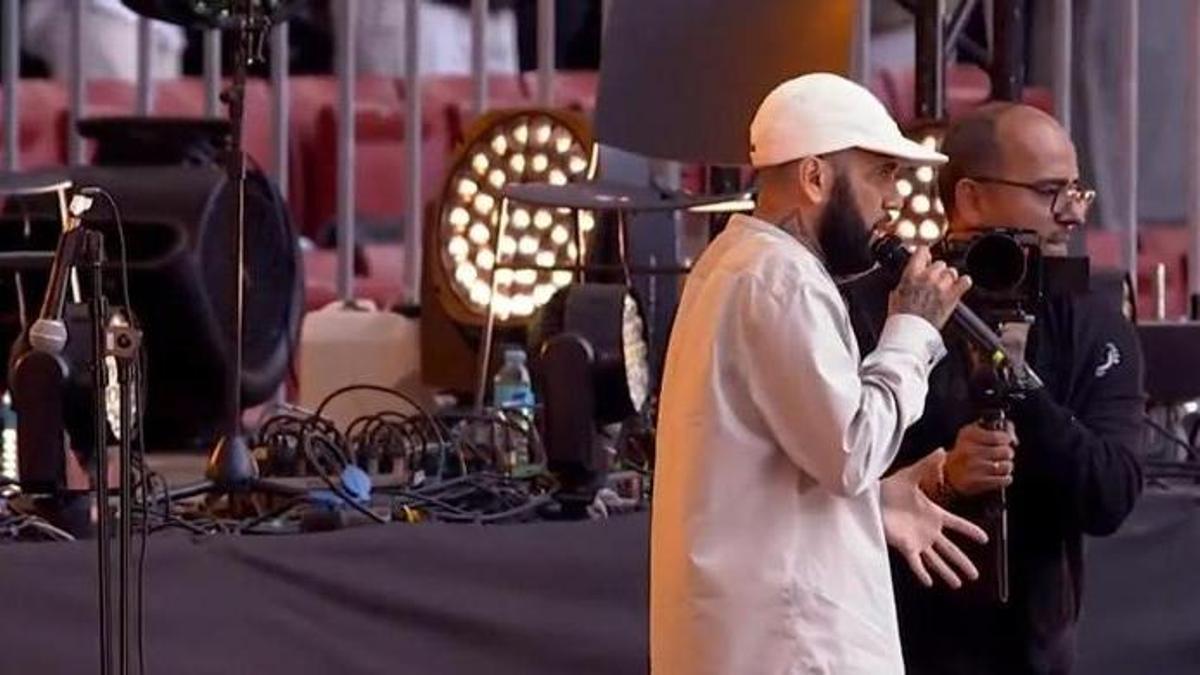 “En la cárcel Cristo me hizo libre”: Dani Alves reaparece con un mensaje de fe ante miles en Madrid
