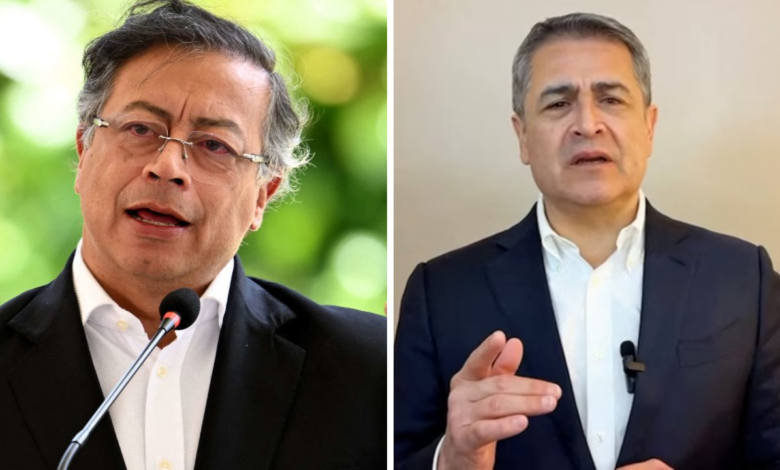 Juan Orlando Hernández acusa a Petro de difundir información sin verificar
