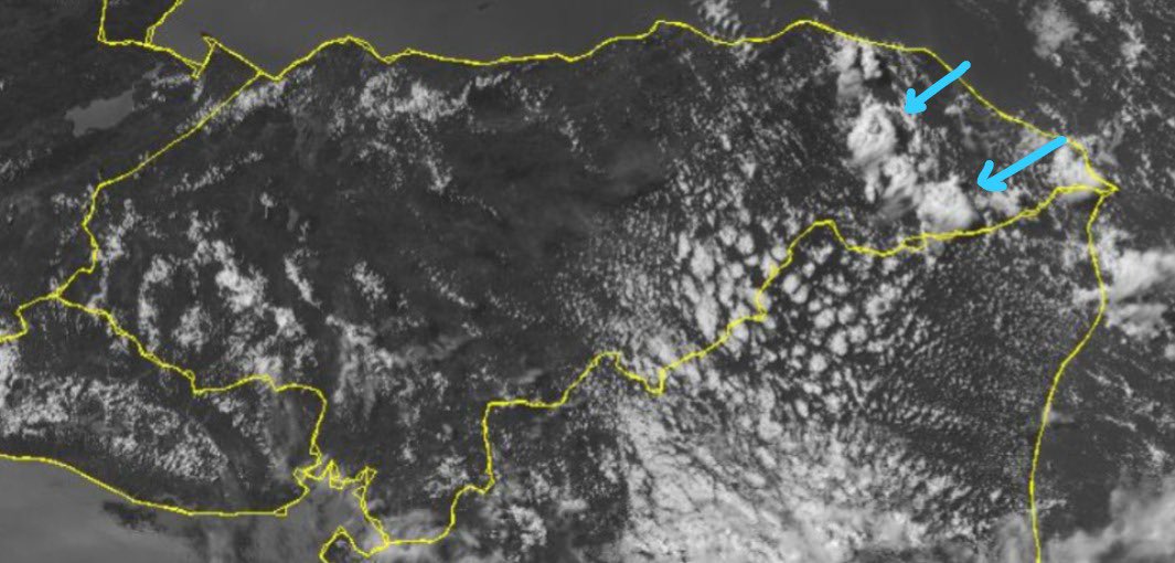 Copeco advierte sobre lluvias y tormentas eléctricas en el oriente de Honduras