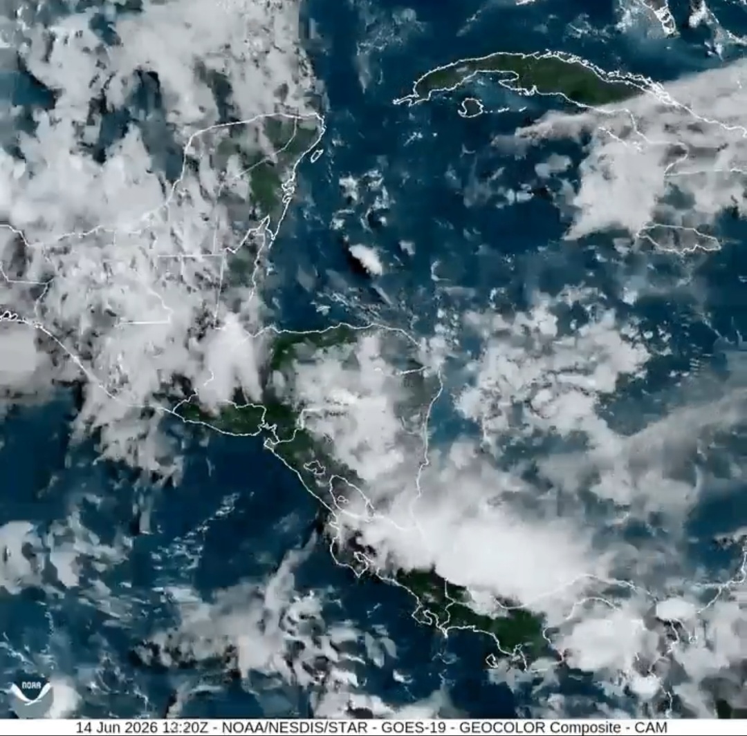 Domingo con tiempo seco en Honduras y lluvias dispersas en el oriente y sur