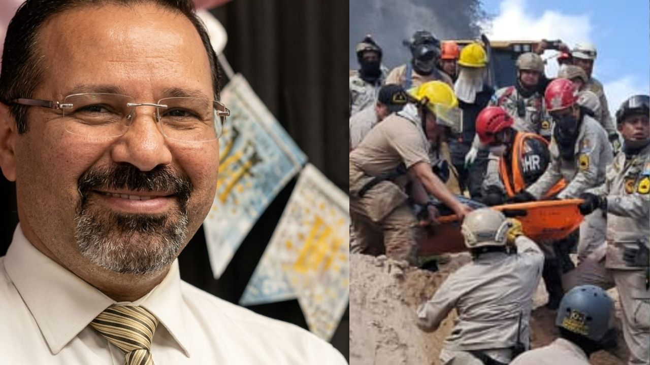Félix Núñez, el bombero que dedicó su vida a salvar personas y murió en el derrumbe del Anillo Periférico