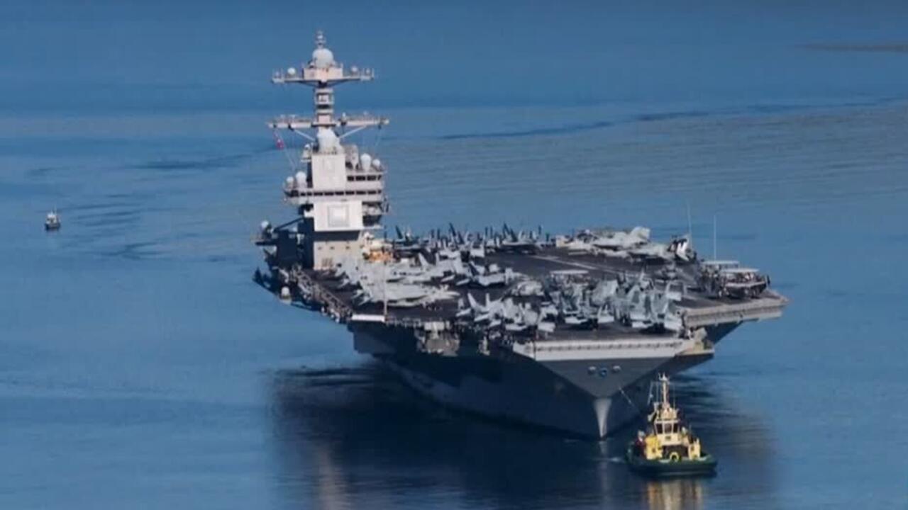 EEUU refuerza presencia militar en Oriente Medio con más de 20 buques de guerra
