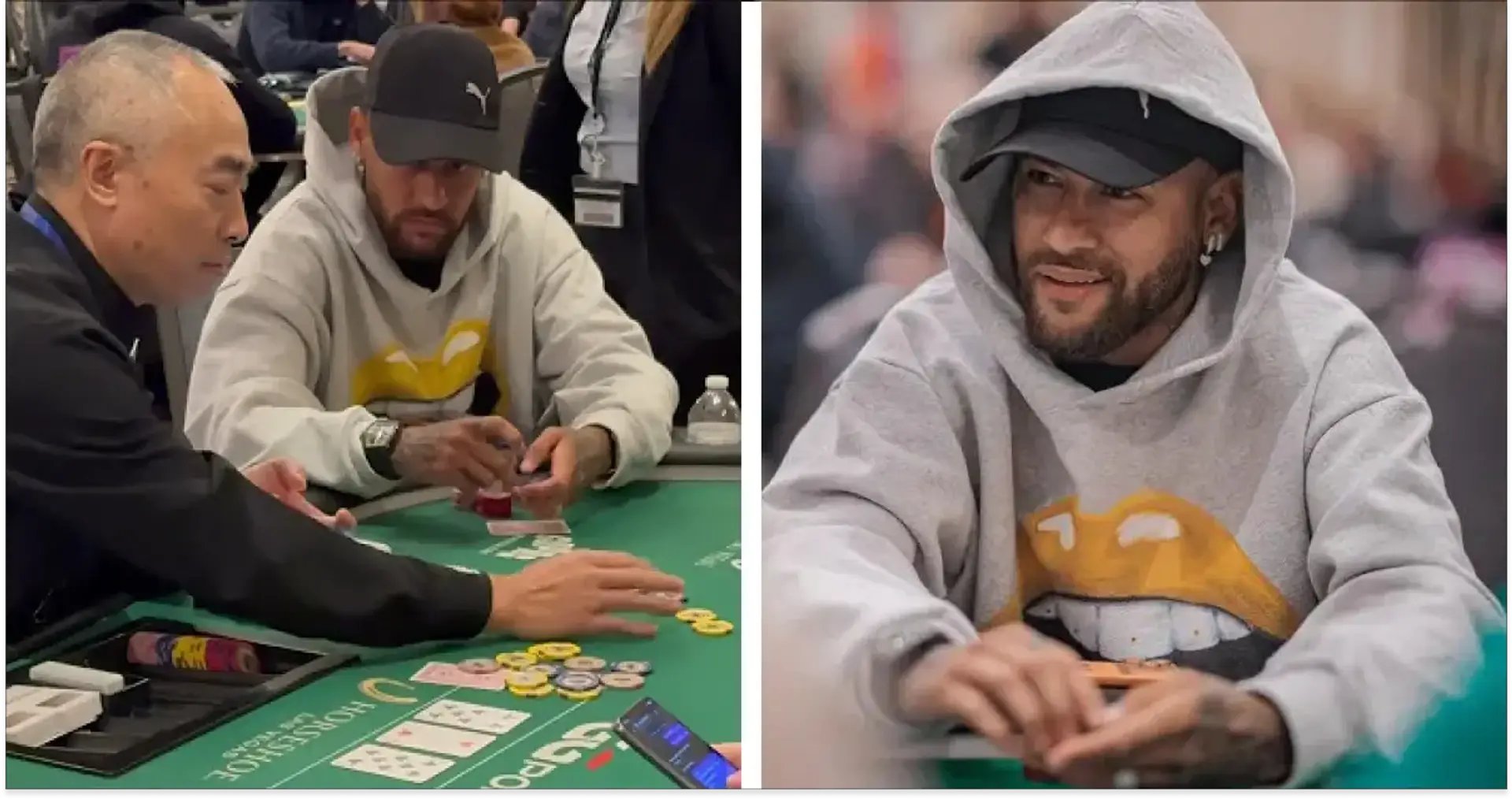Neymar genera polémica tras aparecer en torneo de póker días después de la eliminación de Brasil