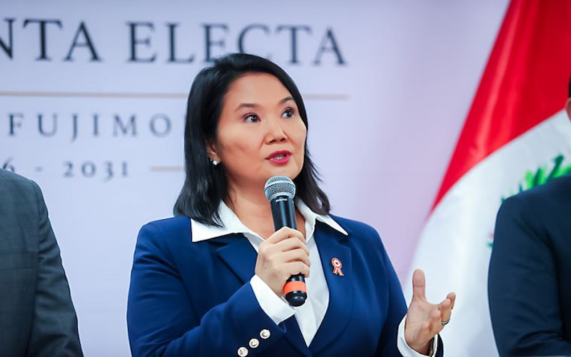 Keiko Fujimori anticipa medidas urgentes que aplicará al asumir la Presidencia