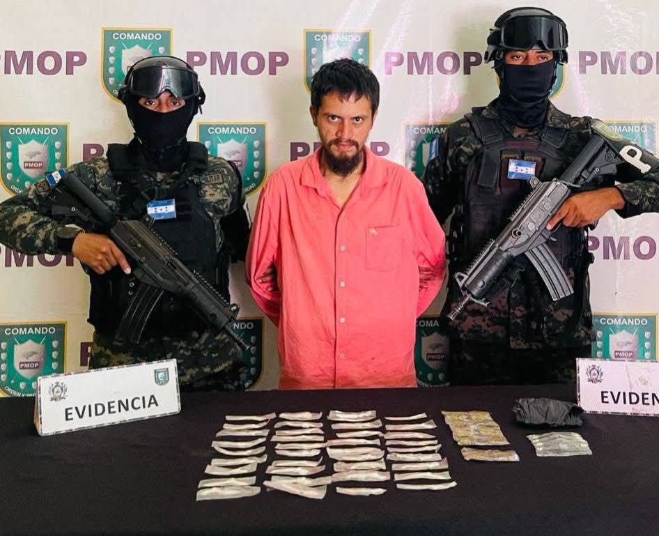 PMOP captura a presunto miembro de la MS-13 conocido como “El Guasón” en San Pedro Sula