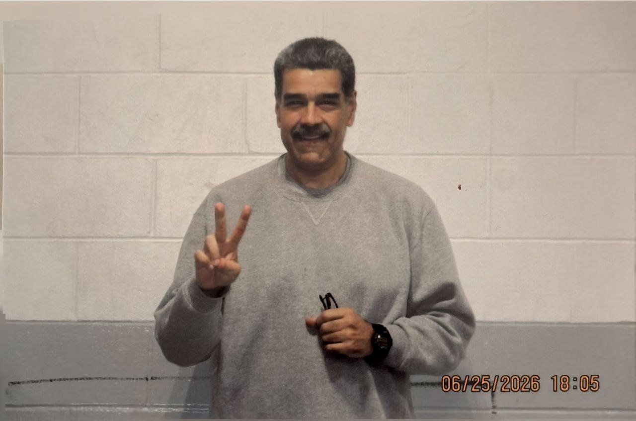 Sonriente y en chándal: así reaparece Maduro desde su prisión en Nueva York